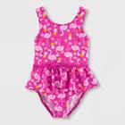 Toddler Girls' Flamingo One Piece Swimsuit - Just One You Made By Carter's Purple