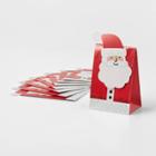 8ct Santa Paper Treat Gift Bags - Wondershop