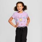 Girls' Short Sleeve The Universe Is Magical Graphic T-shirt - Cat & Jack Light Purple