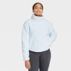 Women's Cozy Cowl Neck Pullover Sweatshirt - All In Motion Azure