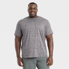 Men's Big & Tall Short Sleeve Soft Stretch T-shirt - All In Motion Dark Gray