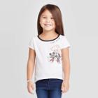 Toddler Girls' Disney Mickey Mouse & Friends Minnie T-shirt - White12m, Girl's