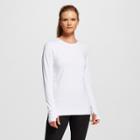 Women's Compression Long Sleeve Crew T-shirt - C9 Champion True White