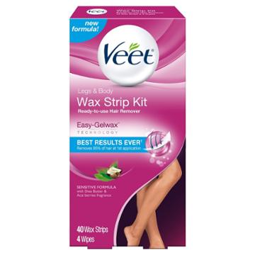 Veet Ready-to-use Wax Strips And Wipes