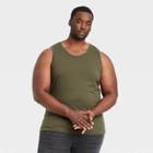 Men's Tall Standard Fit Jersey Tank Top - Goodfellow & Co Dark Green