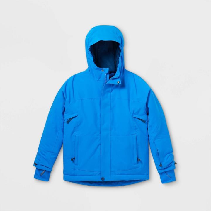 Boys' Snow Sport Jacket With 3m Thinsulate Insulation - All In Motion Blue