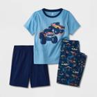Carter's Just One You Boys' 3pc Monster Trucks Pajama Set