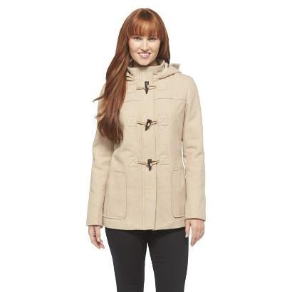 Merona Women's Wool Duffle Coat Tan