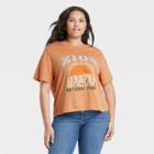 Zoe+liv Women's Plus Size Zion Short Sleeve Graphic T-shirt - Camel