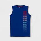 Boys' Sleeveless Graphic T-shirt - All In Motion Blue