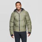 Men's Puffer Jacket - C9 Champion Cliffside Green M,