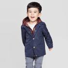 Toddler Boys' 2-in-1 Windbreaker Jacket - Cat & Jack Navy/plaid 3t, Boy's, Blue