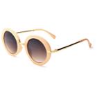 Target Women's Oval Sunglasses - Beige, Beige Nude