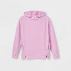 Girls' Cozy Soft Fleece Hooded Sweatshirt - All In Motion Violet