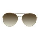 Target Women's Rounded Aviator Sunglasses - Gold