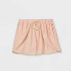 Girls' Tie Waist Shorts - Art Class Pink