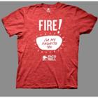 Ripple Junction Petitemen's Taco Bell Short Sleeve Graphic T-shirt - Red S, Men's,