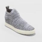 Women's Shyla Knit Sock Top High Top Sneakers - Mossimo Supply Co. Gray