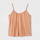 Women's Linen Cami - A New Day Coral Xs, Women's, Pink
