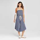 Women's Strapless Cropped Jumpsuit - Soul Cake (juniors') Heather Blue