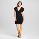 Women's Knit Kimono Dress - Mossimo Supply Co. Black