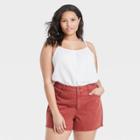 Women's Plus Size Gauze Tank Top - Universal Thread True White