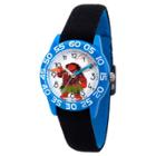 Boys' Disney Moana, Maui Blue Plastic Time Teacher Watch - Black And Blue, Boy's