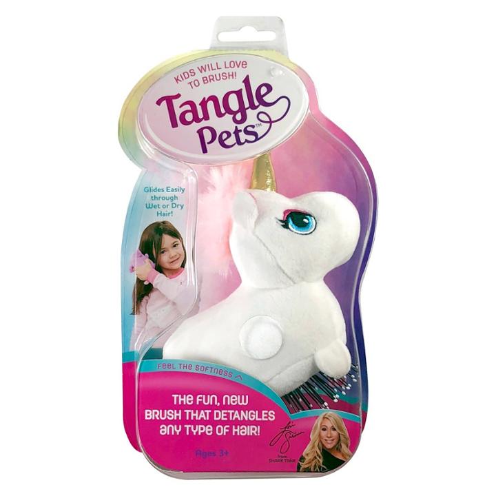 As Seen On Tv Tangle Pet Hair Brush - Unicorn, White