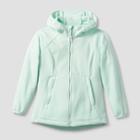 Girls' Polartec Long Sleeve Fleece Jacket - All In Motion Green