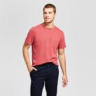 Men's Standard Fit Short Sleeve Garment-dye Crew Neck T-shirt - Goodfellow & Co Red