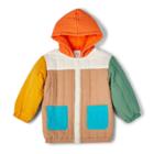 Toddler Color Block Quilted Hooded Jacket - Christian Robinson X Target Beige