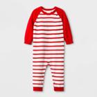 Baby Boys' Striped Sweater Romper - Cat & Jack Red Newborn, Boy's