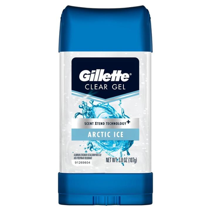 Gillette Arctic Ice Clear Gel Antiperspirant And Deodorant