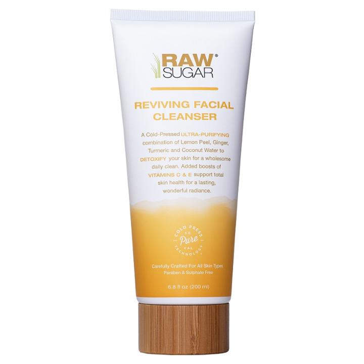 Raw Sugar Reviving Facial Cleanser: Lemon Peel + Ginger