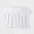 Girls' 5pk Short Sleeve Pique Uniform Polo Shirt - Cat & Jack White