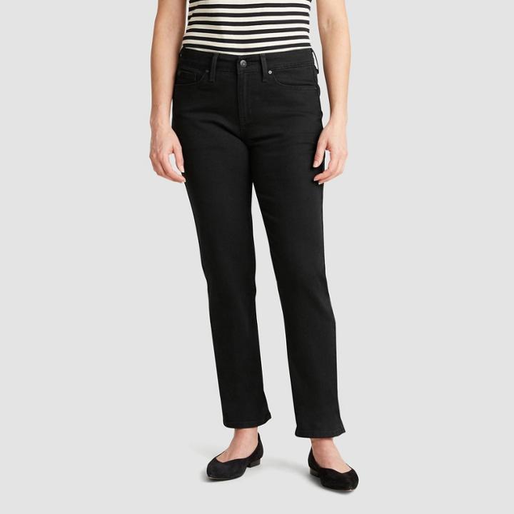 Denizen From Levi's Women's Mid-rise Modern Slim Jeans - Onyx
