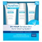 Acnefree 3 Step Acne Treatment Kit For Sensitive Skin With Salicylic Acid Face Wash, Toner, And