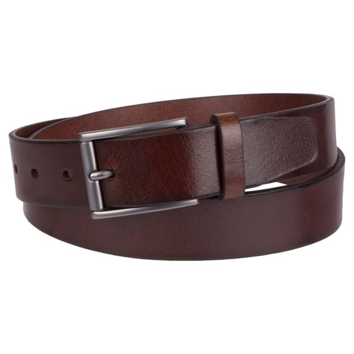 Men's 35mm Elevated Non Reversible Belt - Goodfellow & Co Mahogany Xl, Size: Xl
