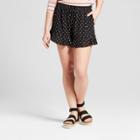 Women's Polka Dot Ruffle Shorts - Mossimo Supply Co. Black
