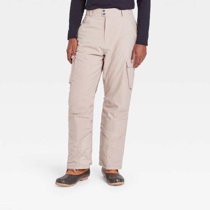Men's Snow Sport Waterproof Pants - All In Motion Khaki