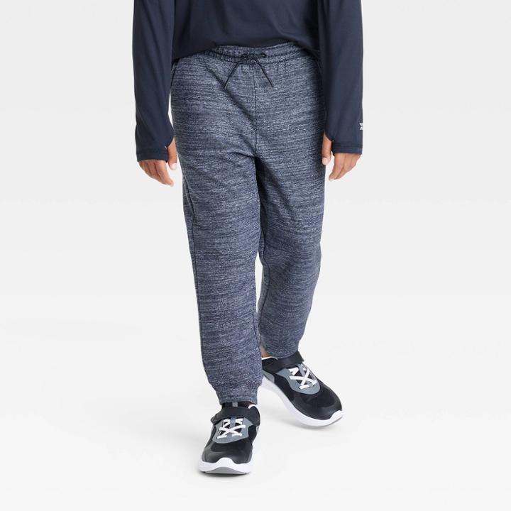 Boys' Premium Fleece Jogger Pants - All In Motion Heathered Black