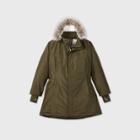 Women's Plus Size Parka Jacket - All In Motion Green