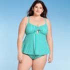 Women's Plus Size Tankini Top - Kona Sol Green