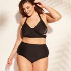 Kona Sol Women's Plus Size Underwire Wrap Bikini Top - Kona