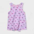 Toddler Girls' Fruit Tie-front Tank Top - Cat & Jack Light Purple
