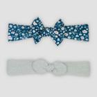 Baby Girls' 2pk Bows Headwrap Set - Just One You Made By Carter's