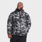 Men's Big & Tall Camo Print Softshell Sherpa Jacket - All In Motion Gray