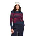 Women's Striped Crewneck Sweater - La Ligne X Target Navy/red Xxs