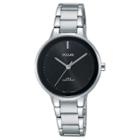 Women's Pulsar - Silver Tone With Black Dial Prs675