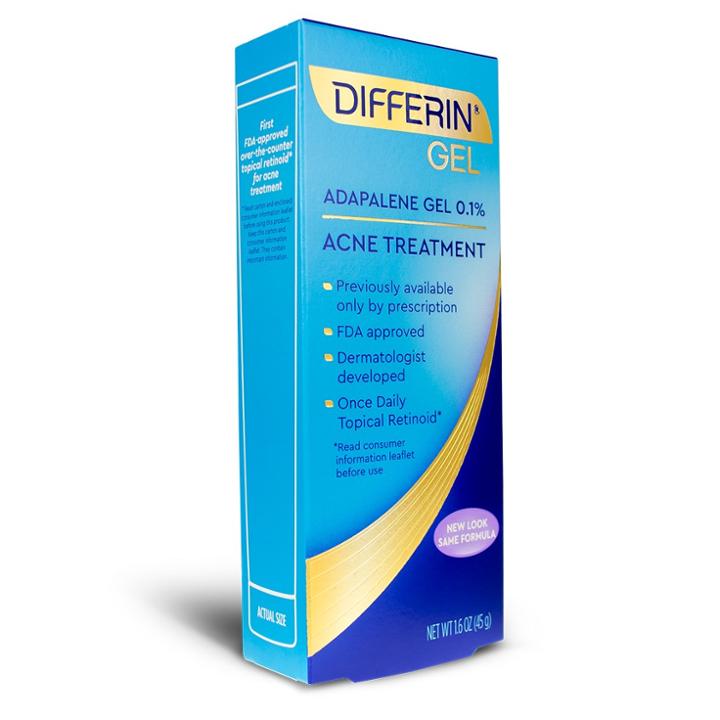 Differin Adapalene Gel 0.1% Acne Treatment
